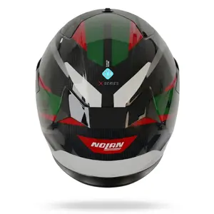 Full face motorcycle helmet Nolan X-904 Ultra Carbon Calibro Quin image-3
