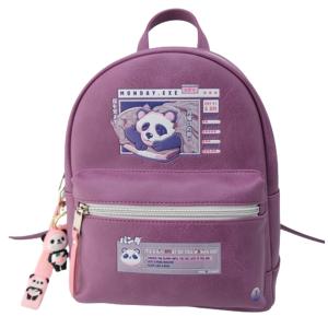 618aut020-rucksack-nomadict-nomadict-gaming-bag-ilustrata-panda-violett-22x12x28-cm