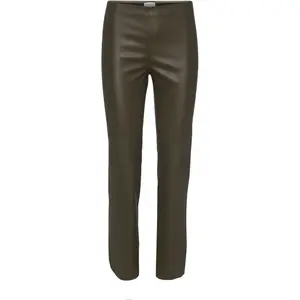 Women's Stretch Leather Trousers Norr Celia image-0