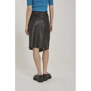 Women's leather skirt Norr Albana image-2