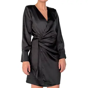 Wrap dress for women Norr Gili image-0