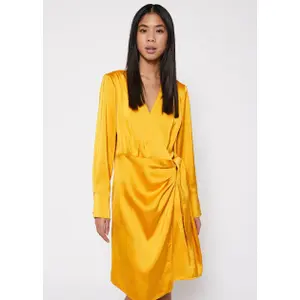 Wrap dress for women Norr Gili image-1