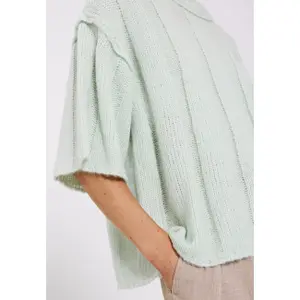 Women's knitted sweater Norr Fuscia image-2