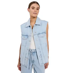 Sleeveless denim jacket for women Norr Larisa image-0