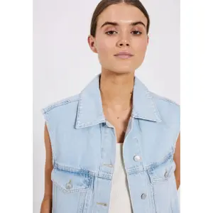 Sleeveless denim jacket for women Norr Larisa image-2