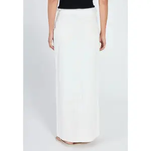 Denim skirt for women Norr Ninni raw image-3
