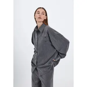 Women's overshirt Norr Neo pinstripe image-3