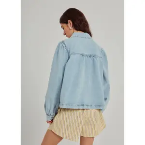 Women's denim overshirt Norr Ninni image-1