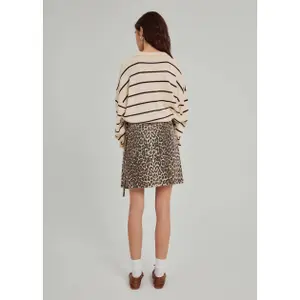 Lace-Up Denim Skirt Women's Norr Ninni image-1