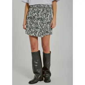 Lace-Up Denim Skirt Women's Norr Ninni image-1