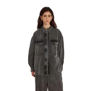 Women's denim shirt Norr Caddie