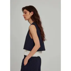 Women's top Norr Neo pinstripe image-1