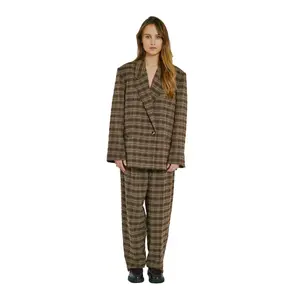 Women's Trousers Norr Checks image-0