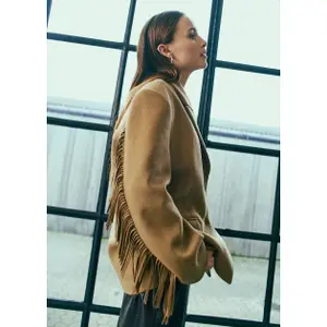Blazer voor dames Norr Fringe image-1