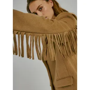 Blazer voor dames Norr Fringe image-2