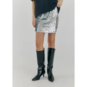 Mini skirt woman Norr Emma image-2