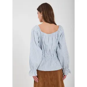 Long sleeve blouse for women Norr Alva image-1