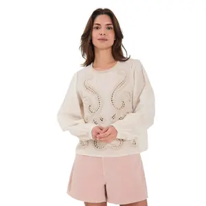 Blusa de manga larga para mujer Norr Fen