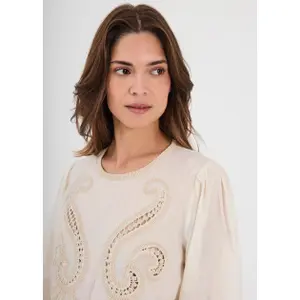 Blusa de manga larga para mujer Norr Fen image-2
