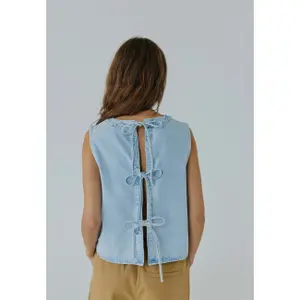 Women's denim tank top Norr Lai image-1