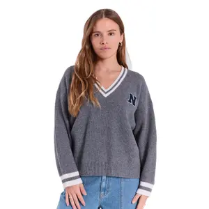 Women's V-neck sweater Norr Flena image-0