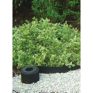 Panel de borde decorativo de césped en caucho reciclado Nortene Selfix Bordura image-0