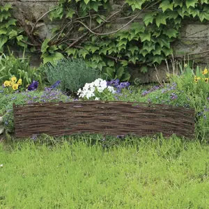 Jardinería de mimbre recta para plantar Nortene Wilborder image-1