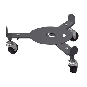 Support a rotelle in acciaio a 3 bracci estensibili Nortene Flora Roll Extens image-0