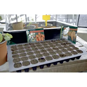 Plastikbakker med 60 dyrkningsceller Nortene (x3) image-1