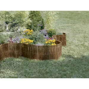 Flexible willow edging roll Nortene Willow roll image-1