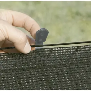 Pince de fixation pour brise-vue tissés Nortene Tex (x20) image-1