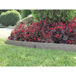 Bordure semi-enterrée bois composite Nortene Woodtec Border image-0