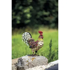Stylised decorative rooster Nortene Harry image-1
