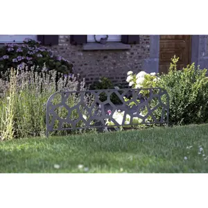 Borde metálica decorativa para plantar Nortene image-1