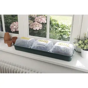 Mini invernadero para ventanas Nortene Rapid Grow Window (x3) image-1