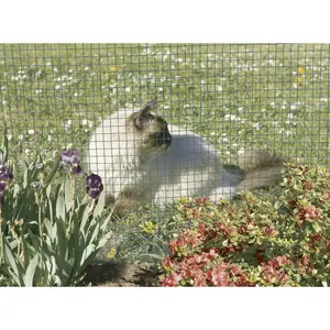 Plastisk belagt metalgitter kvadratisk Nortene Fensanet image-5