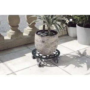 Soporte decorativo con ruedas Nortene Flora Roll Stones image-1