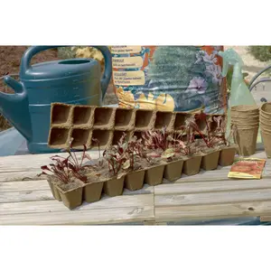 Macetas cuadradas biodegradables Nortene (x20) image-0