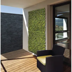Synthetic foliage decorative panel Nortene Vertical Buxus image-2