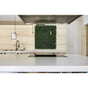 Synthetic foliage decorative panel Nortene Vertical Buxus image-1
