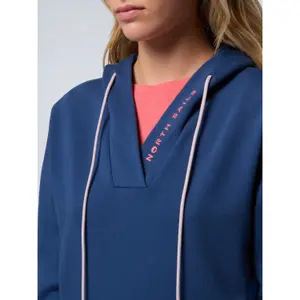 Damen Kapuzenpullover mit V-Ausschnitt North Sails image-5