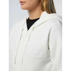 Damen-Hoodie mit Reißverschluss und Grafik North Sails image-6