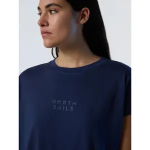 T-shirt da donna in jersey eco-grafico North Sails image-5