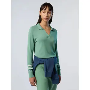 Damen V-Ausschnitt Pulli North Sails 14GG image-2