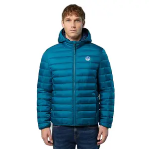 Hooded long sleeve puffer jacket North Sails Skye image-1