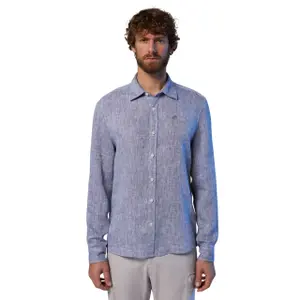 Camisa de lino de manga larga y cuello ancho North Sails image-2
