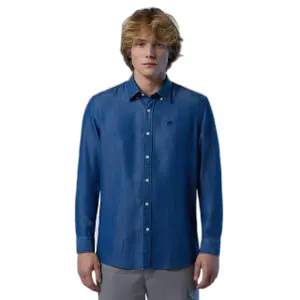 Chemise manches longues en jean en tissu chambray North Sails Tencel™ image-2