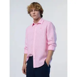 Camisa de manga larga con cuello ancho North Sails image-3