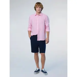 Camisa de manga larga con cuello ancho North Sails image-1