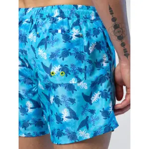 Printed swim shorts in repreve fabric North Sails Basic Volley image-6